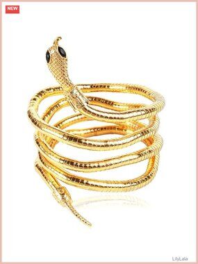 Bendable Snake Necklace Bracelet Set Women Medusa Costume Jewelry